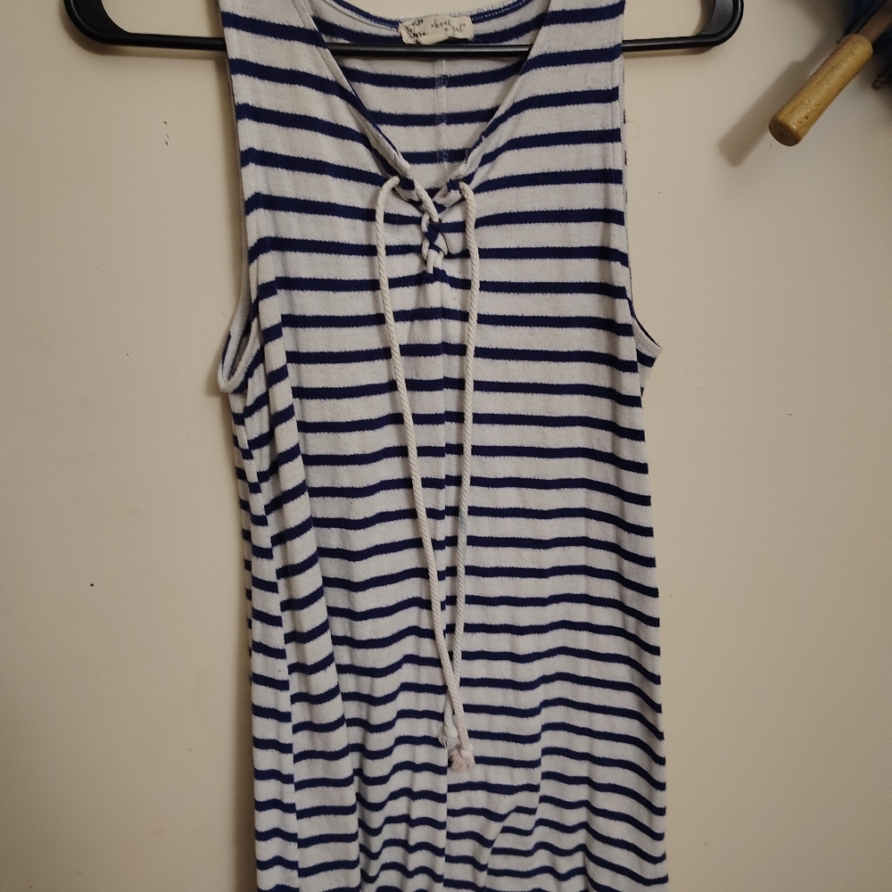 Nautical like striped dress